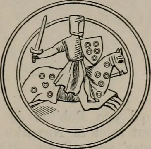 An illustration from The visitations of the county of Nottingham in the years 1569 and 1614 : with many other descents of the same county, 1871, leaf 62