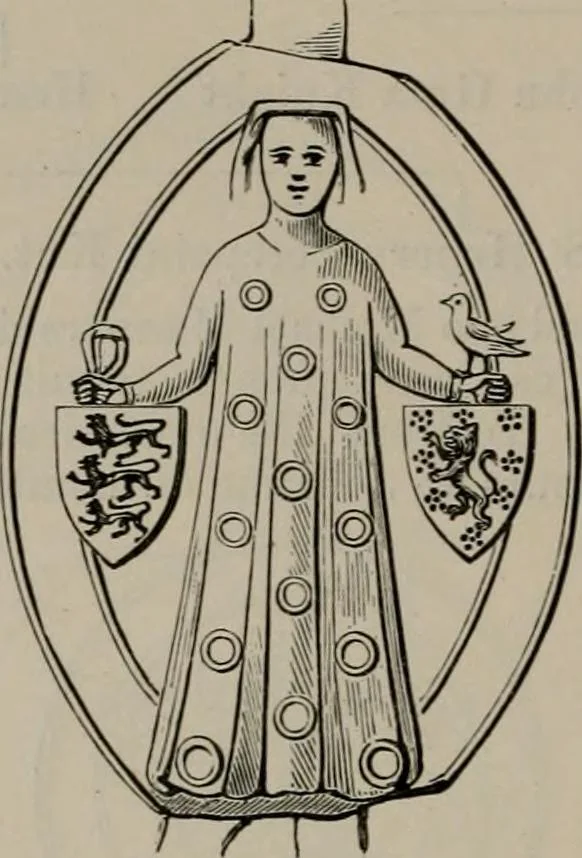 An illustration from The visitations of the county of Nottingham in the years 1569 and 1614 : with many other descents of the same county, 1871, leaf 63