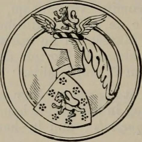 An illustration from The visitations of the county of Nottingham in the years 1569 and 1614 : with many other descents of the same county, 1871, leaf 63