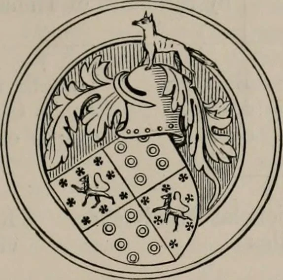 An illustration from The visitations of the county of Nottingham in the years 1569 and 1614 : with many other descents of the same county, 1871, leaf 64