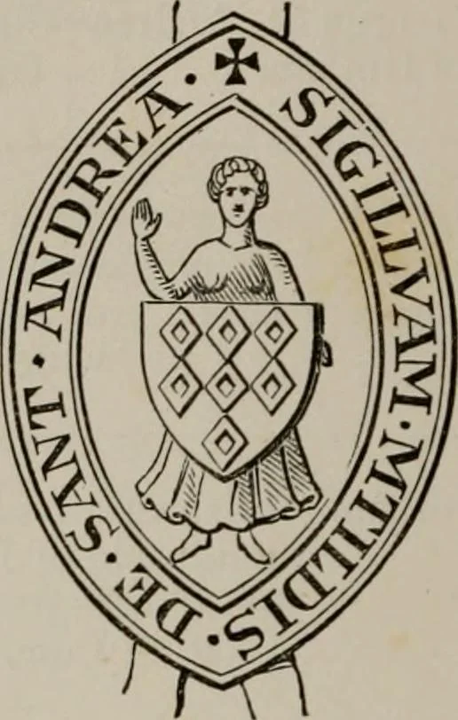 An illustration from The visitations of the county of Nottingham in the years 1569 and 1614 : with many other descents of the same county, 1871, leaf 97