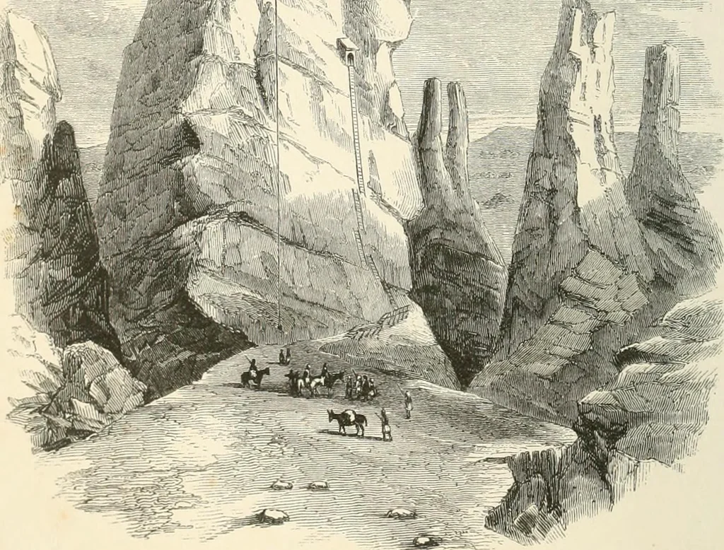 An illustration from Visits to monasteries in the Levant, 1849, leaf 289