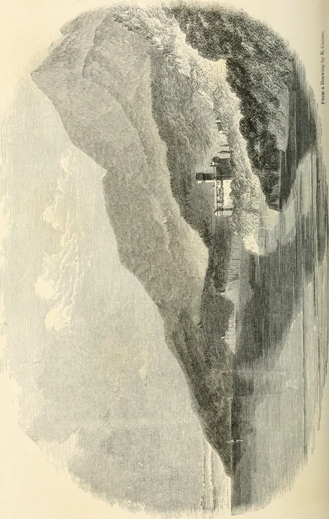 An illustration from Visits to monasteries in the Levant, 1849, leaf 387