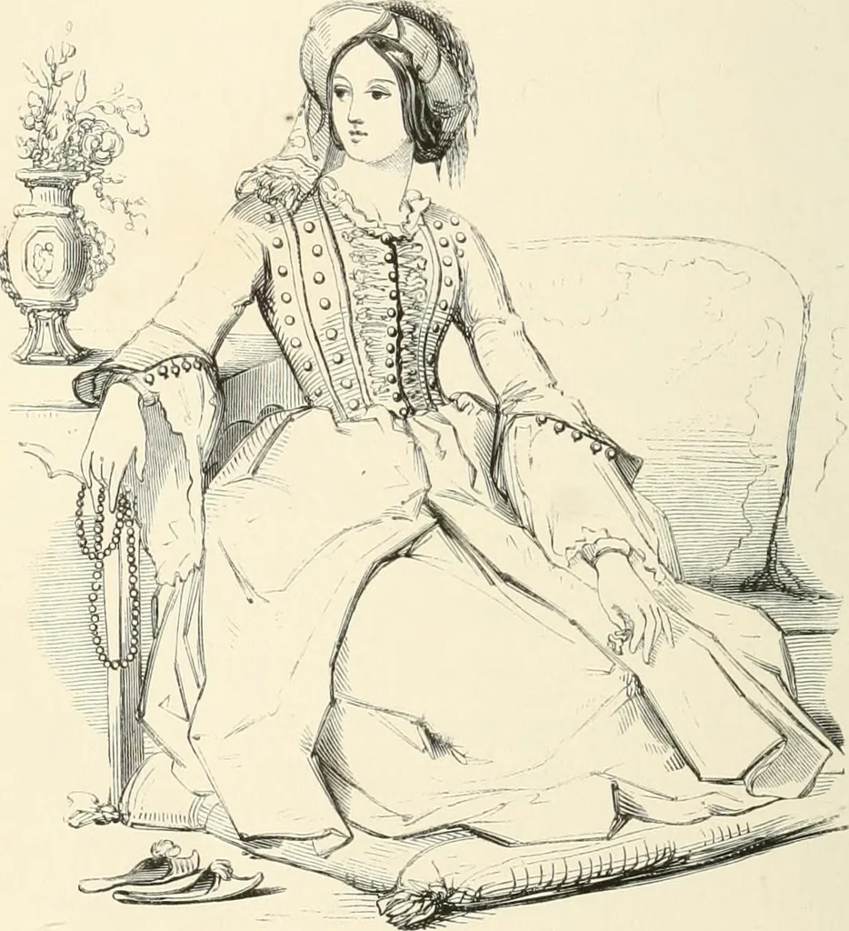 An illustration from Visits to monasteries in the Levant, 1849, leaf 495