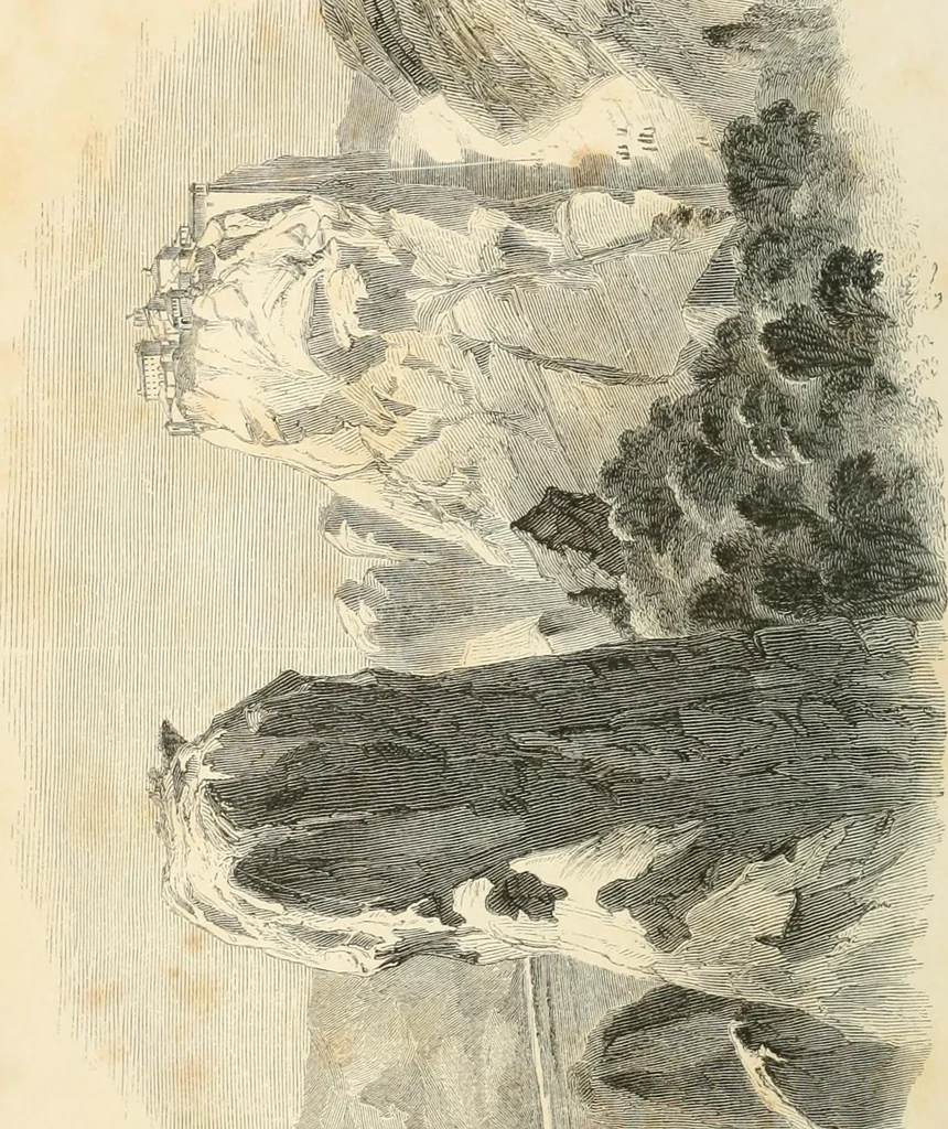 An illustration from Visits to monasteries in the Levant, 1849, leaf 7