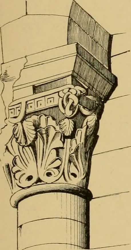 An illustration from A visit to the domed churches of Charente, France, by the Architectural Association of London, in the year 1875 : published as a memorial to Edmund Sharpe : with an historical and descriptive text, illustrated by sixty photo-lithographed plates, 1880, leaf 166