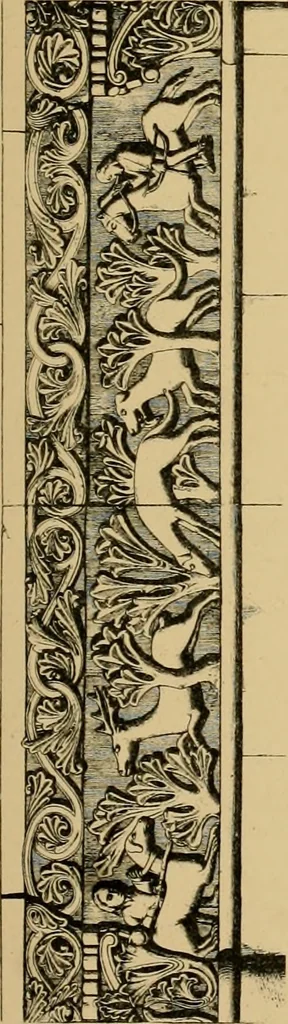 An illustration from A visit to the domed churches of Charente, France, by the Architectural Association of London, in the year 1875 : published as a memorial to Edmund Sharpe : with an historical and descriptive text, illustrated by sixty photo-lithographed plates, 1880, leaf 168