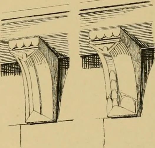 An illustration from A visit to the domed churches of Charente, France, by the Architectural Association of London, in the year 1875 : published as a memorial to Edmund Sharpe : with an historical and descriptive text, illustrated by sixty photo-lithographed plates, 1880, leaf 176