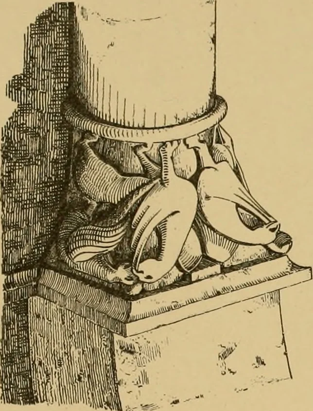 An illustration from A visit to the domed churches of Charente, France, by the Architectural Association of London, in the year 1875 : published as a memorial to Edmund Sharpe : with an historical and descriptive text, illustrated by sixty photo-lithographed plates, 1880, leaf 194