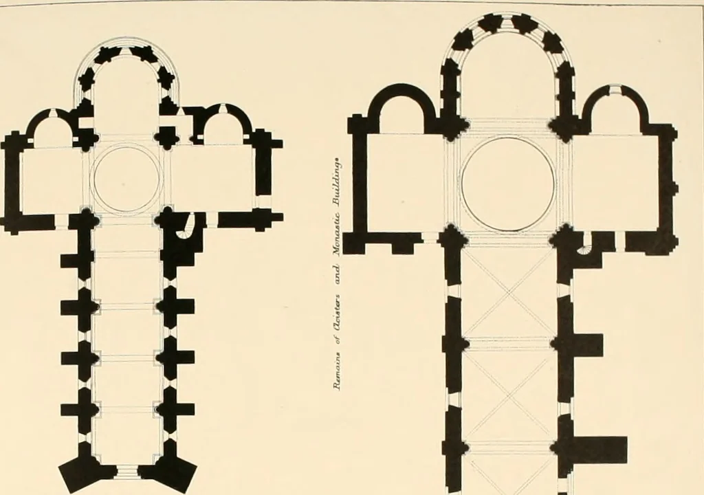 An illustration from A visit to the domed churches of Charente, France, by the Architectural Association of London, in the year 1875 : published as a memorial to Edmund Sharpe : with an historical and descriptive text, illustrated by sixty photo-lithographed plates, 1880, leaf 91