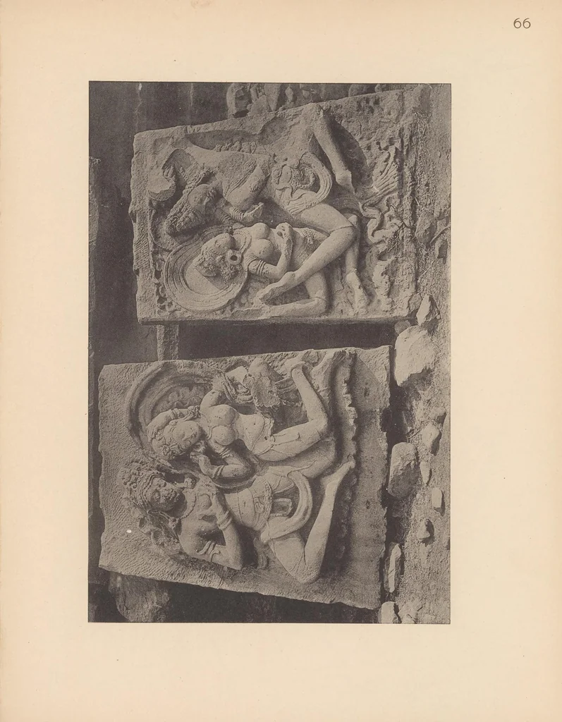 An illustration from Viśvakarma : Examples of Indian architecture, sculpture, painting, handicraft / First series, one hundred examples of Indian sculpture .., 1914, leaf 167