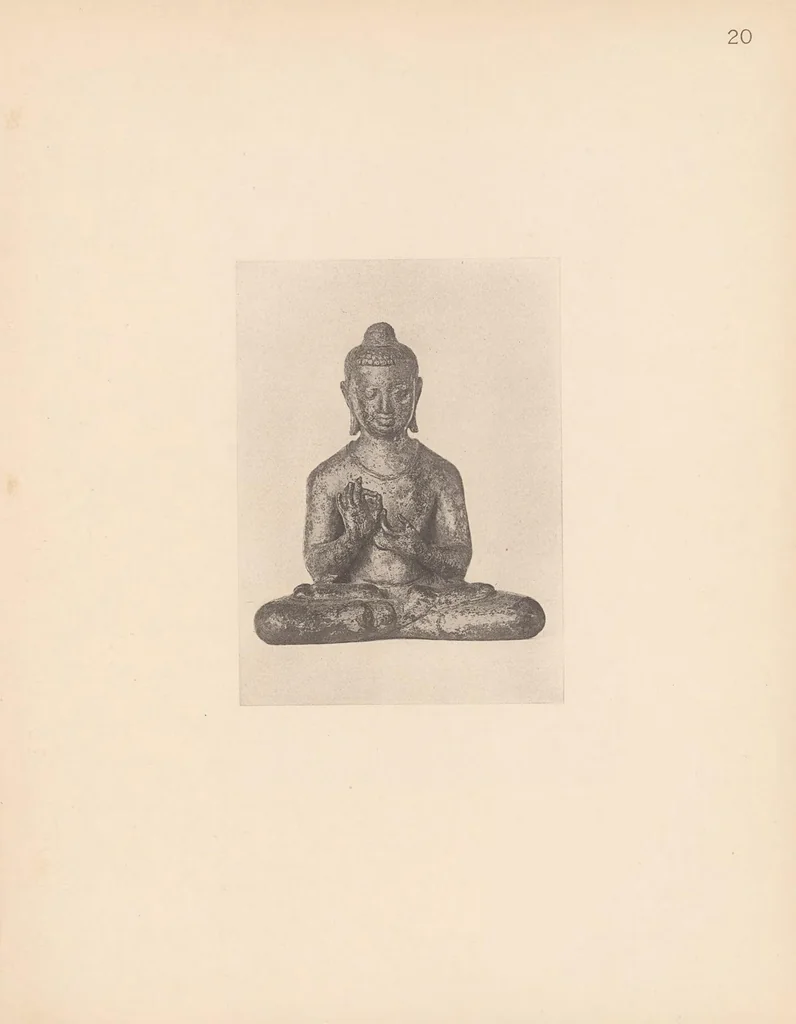 An illustration from Viśvakarma : Examples of Indian architecture, sculpture, painting, handicraft / First series, one hundred examples of Indian sculpture .., 1914, leaf 75