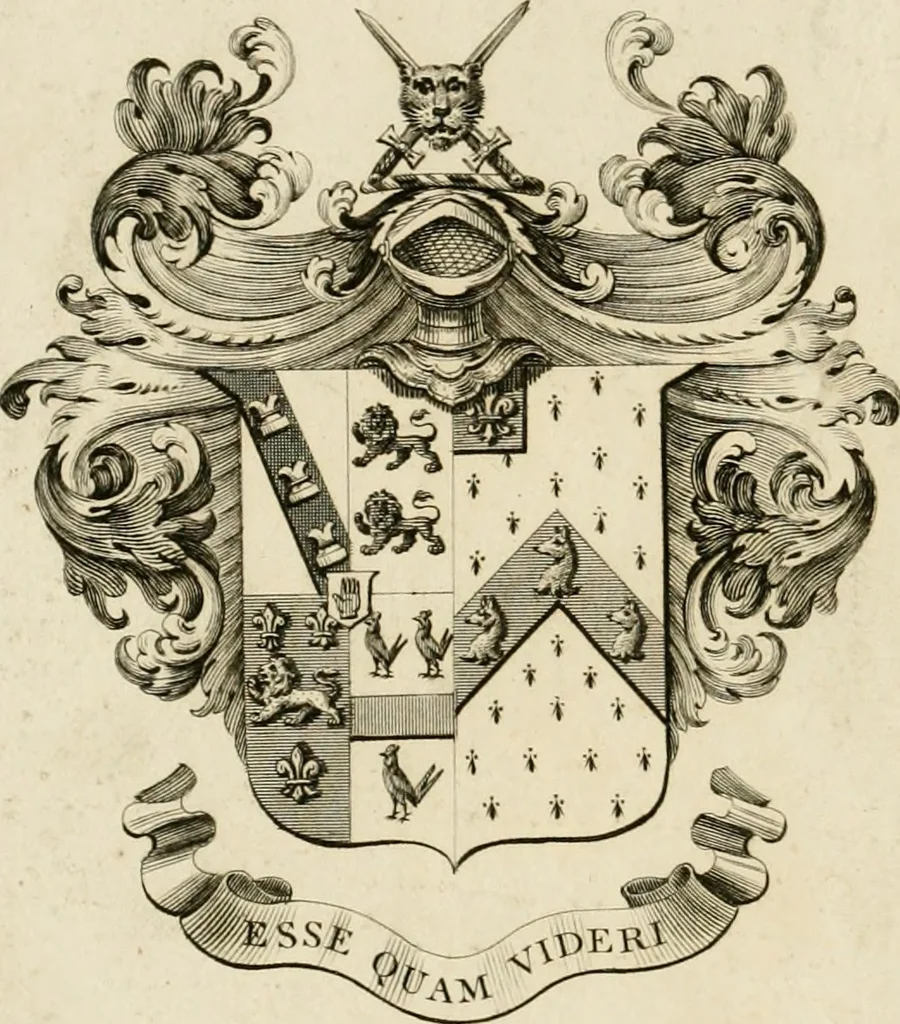 An illustration from Vita Beatae Mariae Virginis matris Dei, emblematibvs delineata = Vie de la bien-hevrevse Vierge Marie, mere de Diev, representée par figures emblematiques, 1646, leaf 1