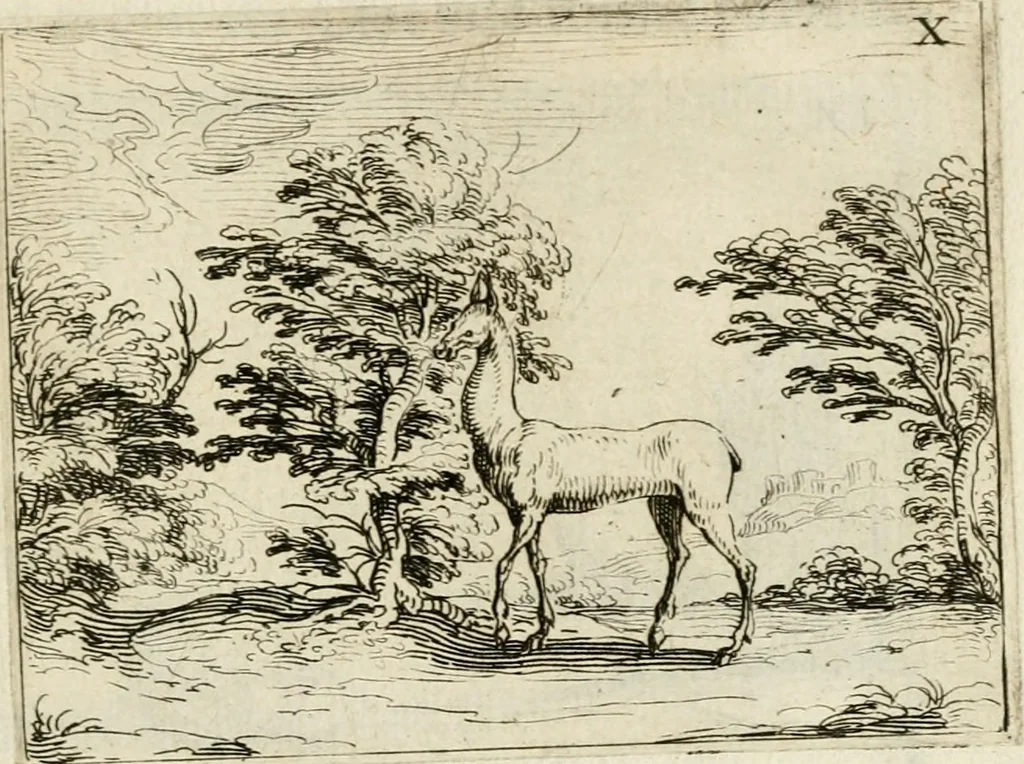 An illustration from Vita Beatae Mariae Virginis matris Dei, emblematibvs delineata = Vie de la bien-hevrevse Vierge Marie, mere de Diev, representée par figures emblematiques, 1646, leaf 34