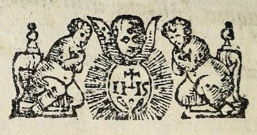An illustration from Vita B. Philippi Benicii Florent. Ord. Servor[um] B. Mariae Virginis, 1591, leaf 32