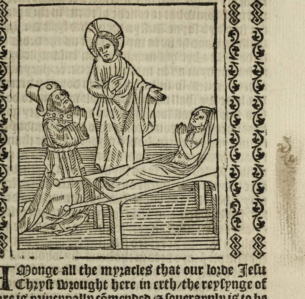 An illustration from Vita Christi, 1530, leaf 197
