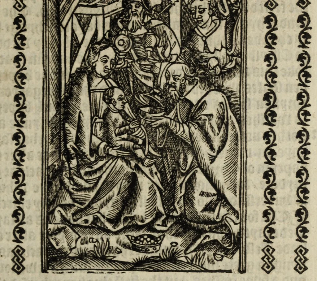 An illustration from Vita Christi, 1530, leaf 75