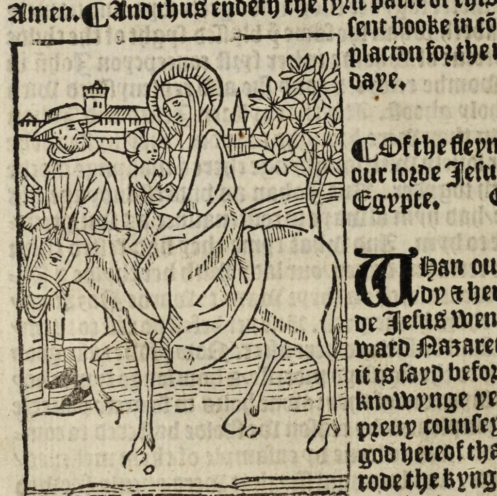 An illustration from Vita Christi, 1530, leaf 86