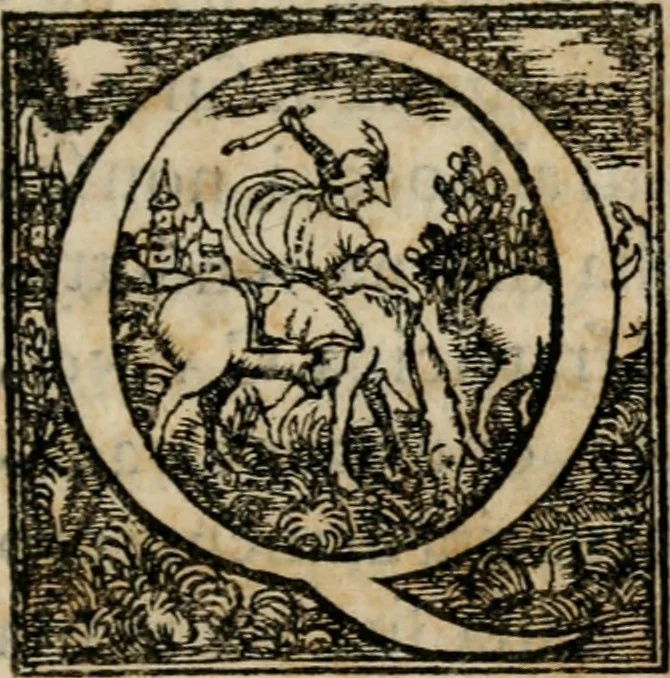 An illustration from Vita dell' inclito et santissimo Domenico patriarca del sagro ordine de predicatori, 1572, leaf 4