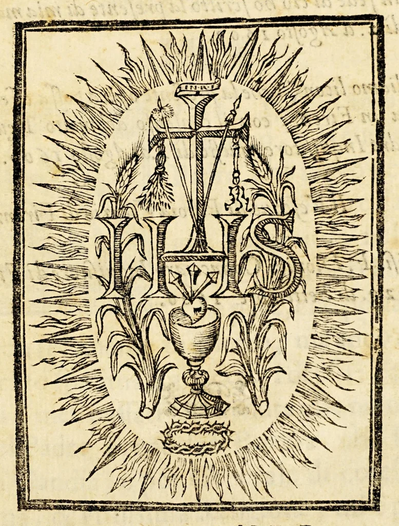 An illustration from Vita del P. Francesco Borgia, che fu duca di Gandia, e poi religioso, e terzo Generale della Compagnia di Giesu., 1600, leaf 5