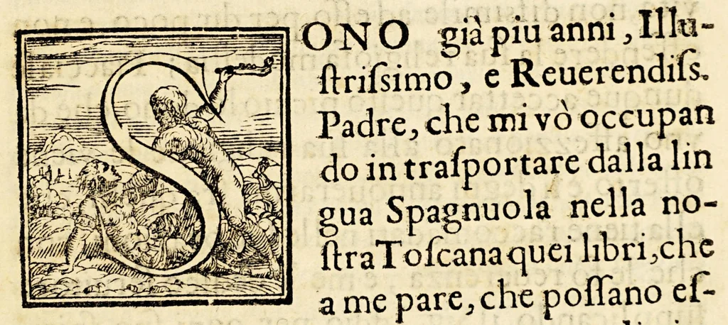 An illustration from Vita del P. Francesco Borgia, che fu duca di Gandia, e poi religioso, e terzo Generale della Compagnia di Giesu., 1600, leaf 7