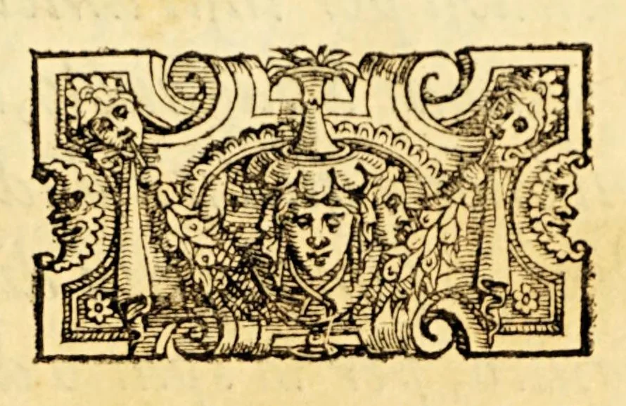 An illustration from Vita del P. Ignatio Loiola fondatore della religione della Compagnia di Giesu., 1586, leaf 7