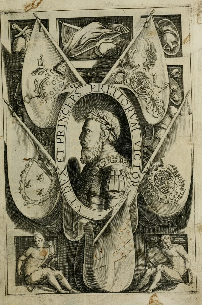 An illustration from Vita del prencipe Andrea Doria, 1565, leaf 20