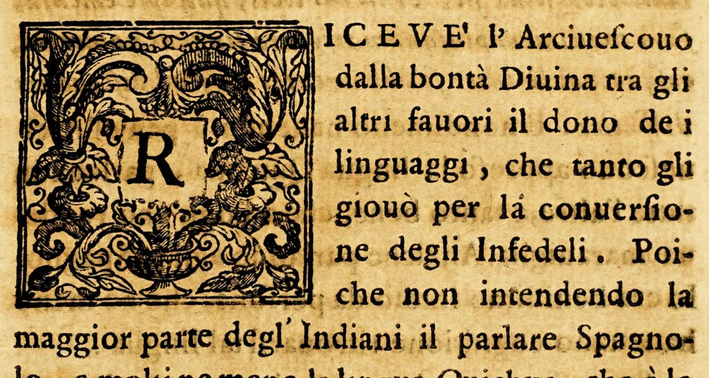 An illustration from Vita del servo di Dio D. Torivio Alfonso Mogrovejo, 1656, leaf 183