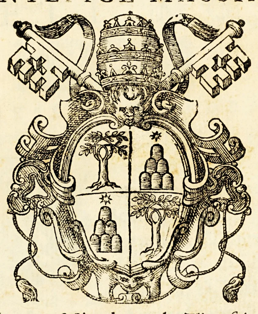 An illustration from Vita del servo di Dio D. Torivio Alfonso Mogrovejo, 1656, leaf 7