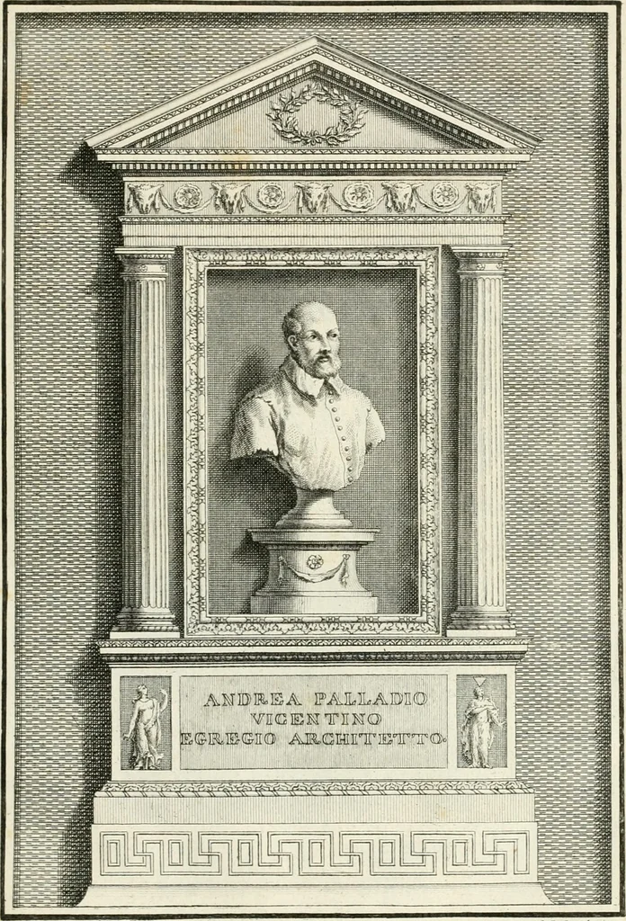 An illustration from Vita di Andrea Palladio vicentino egregio architetto, 1762, leaf 4