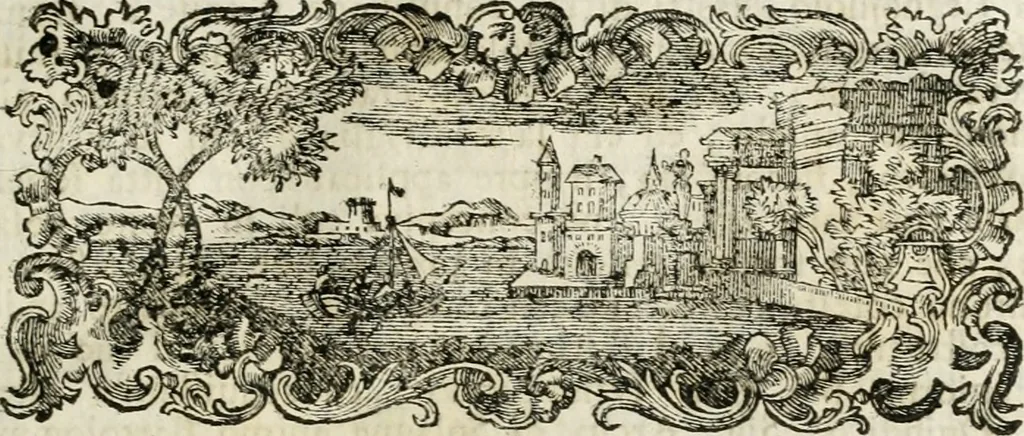 An illustration from Vita e macchine di Bartolommeo Ferracino, celebre bassanese ingegnere : colla storia del Ponte di Bassano dal medesimo rifabbrecato : illustrata da varie note riguardanti la stessa città, 1754, leaf 12