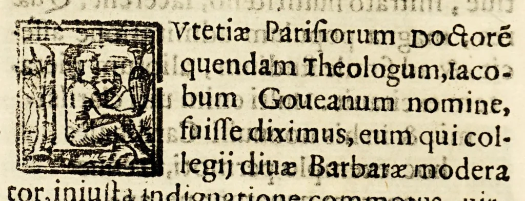 An illustration from Vita Ignatii Loiolae, Societatis Iesu fundatoris, : libris quinque comprehensa : in quibus initia ipsius Societatis, ad annum usq[ue] Domini 1556. explicantur., 1572, leaf 168