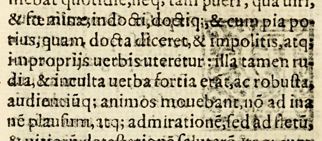 An illustration from Vita Ignatii Loiolae, Societatis Iesu fundatoris, : libris quinque comprehensa : in quibus initia ipsius Societatis, ad annum usq[ue] Domini 1556. explicantur., 1572, leaf 186