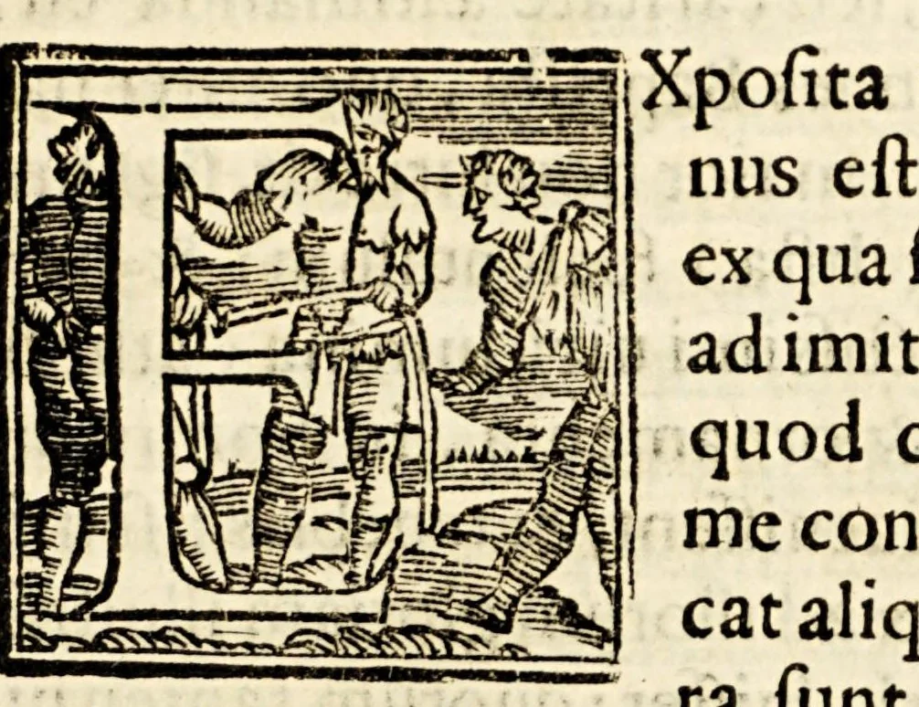 An illustration from Vita Ignatii Loiolae, Societatis Iesu fundatoris, : libris quinque comprehensa : in quibus initia ipsius Societatis, ad annum usq[ue] Domini 1556. explicantur., 1572, leaf 439