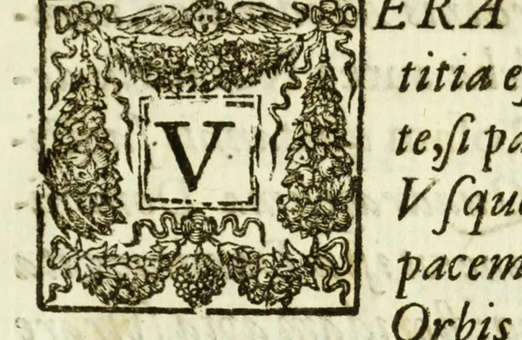 An illustration from Vita mirabilis et mors pretiosa venerabilis sororis Rosae de S. Maria Limensis ex Tertio ordine S.P. Dominici : ad sanctissimum D.N. Alexandrum VII. Pontificem Max, 1664, leaf 11