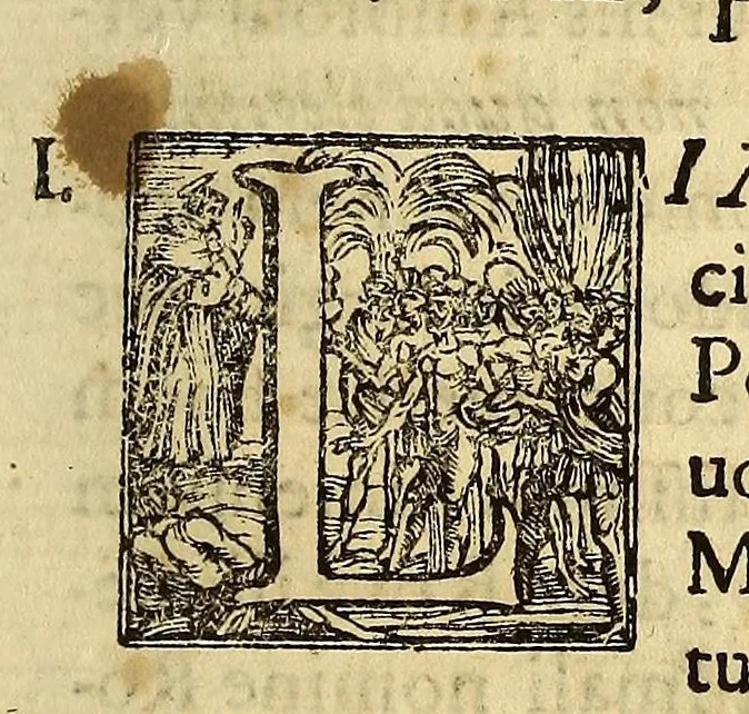An illustration from Vita mirabilis mors pretiosa sanctitas thaumaturga inclytae virginis S. Rosae Peruanae : ex tertio ordine S. P. Dominici, pridem ex autenticis approbatorum processuum documentis, 1680, leaf 13