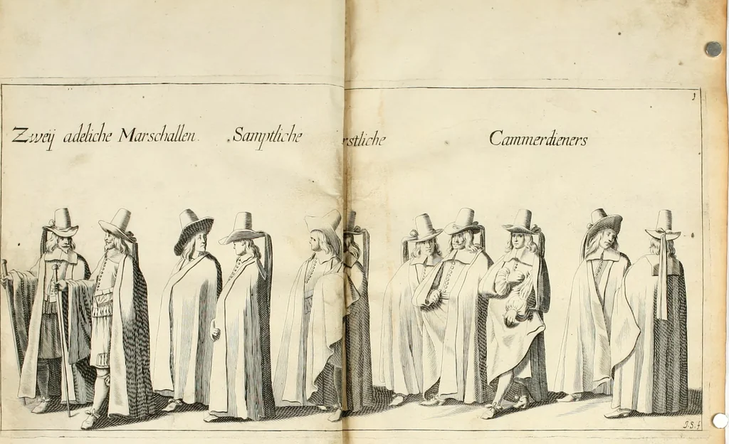 An illustration from Vita post vitam, 1662, leaf 27