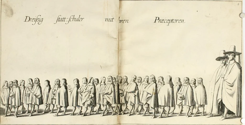 An illustration from Vita post vitam, 1662, leaf 29