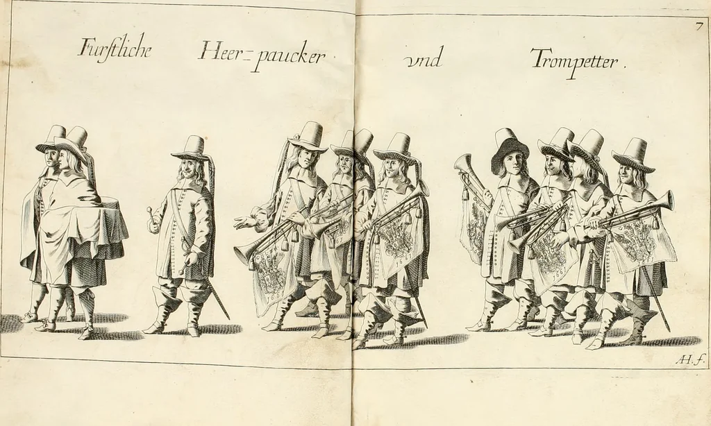An illustration from Vita post vitam, 1662, leaf 39