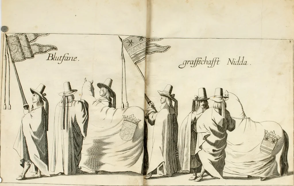 An illustration from Vita post vitam, 1662, leaf 41