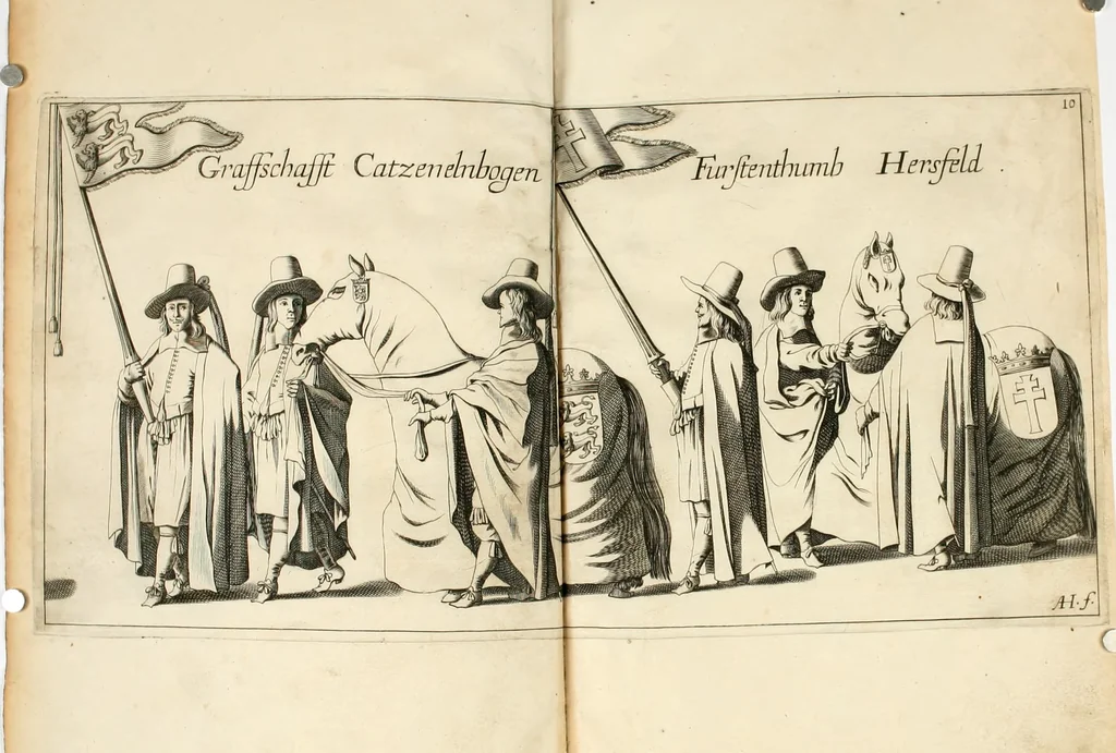 An illustration from Vita post vitam, 1662, leaf 45