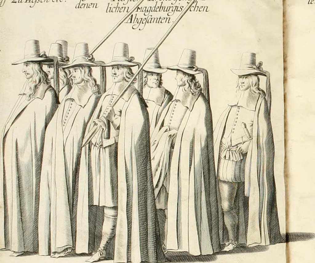 An illustration from Vita post vitam, 1662, leaf 51