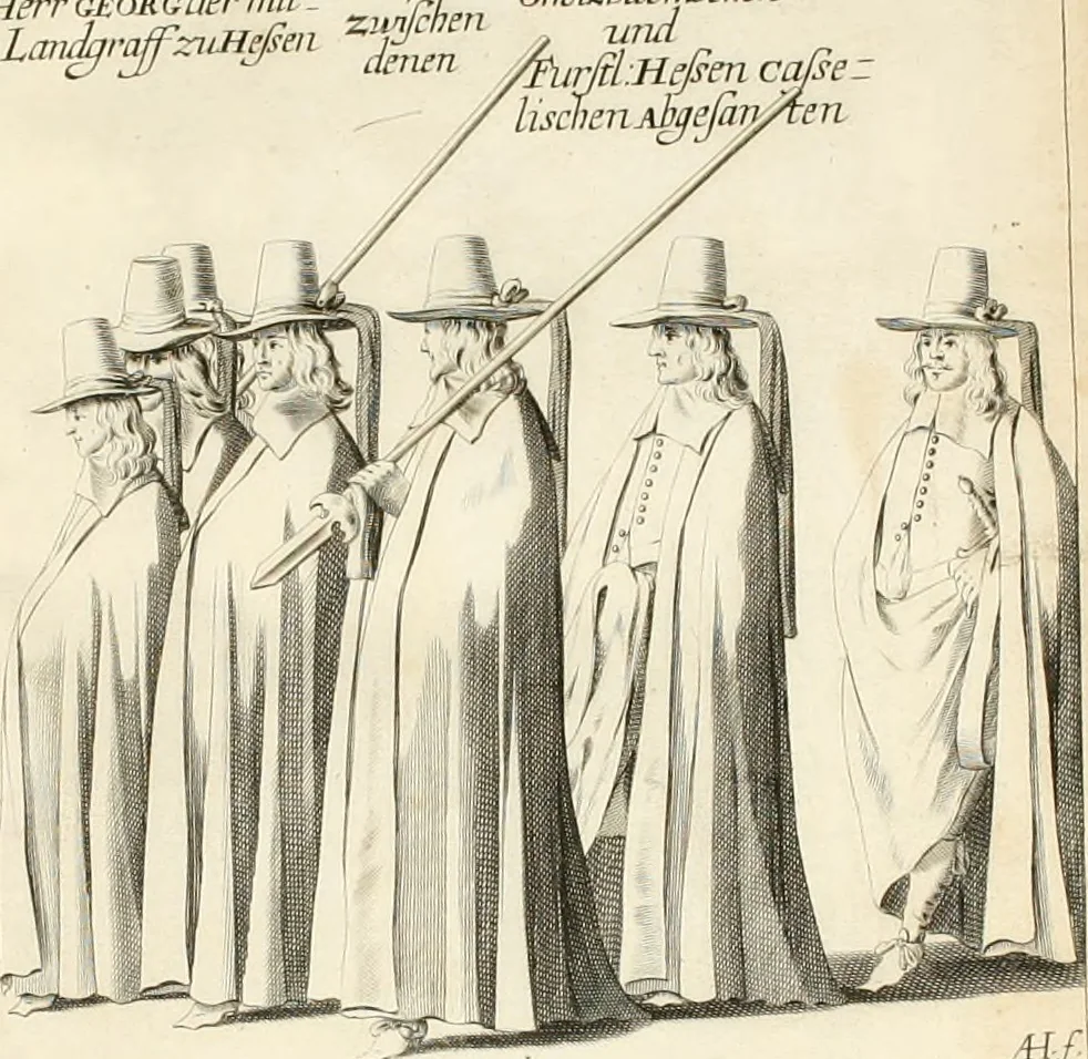 An illustration from Vita post vitam, 1662, leaf 51