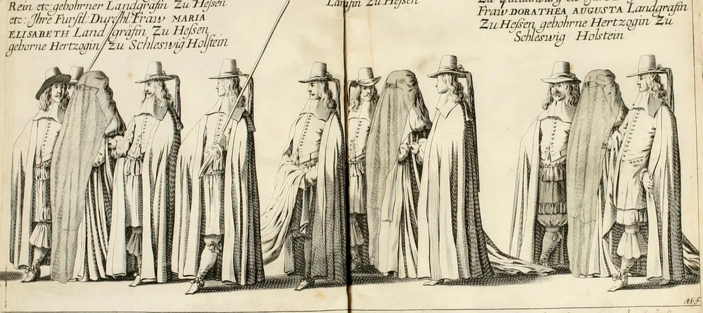 An illustration from Vita post vitam, 1662, leaf 61