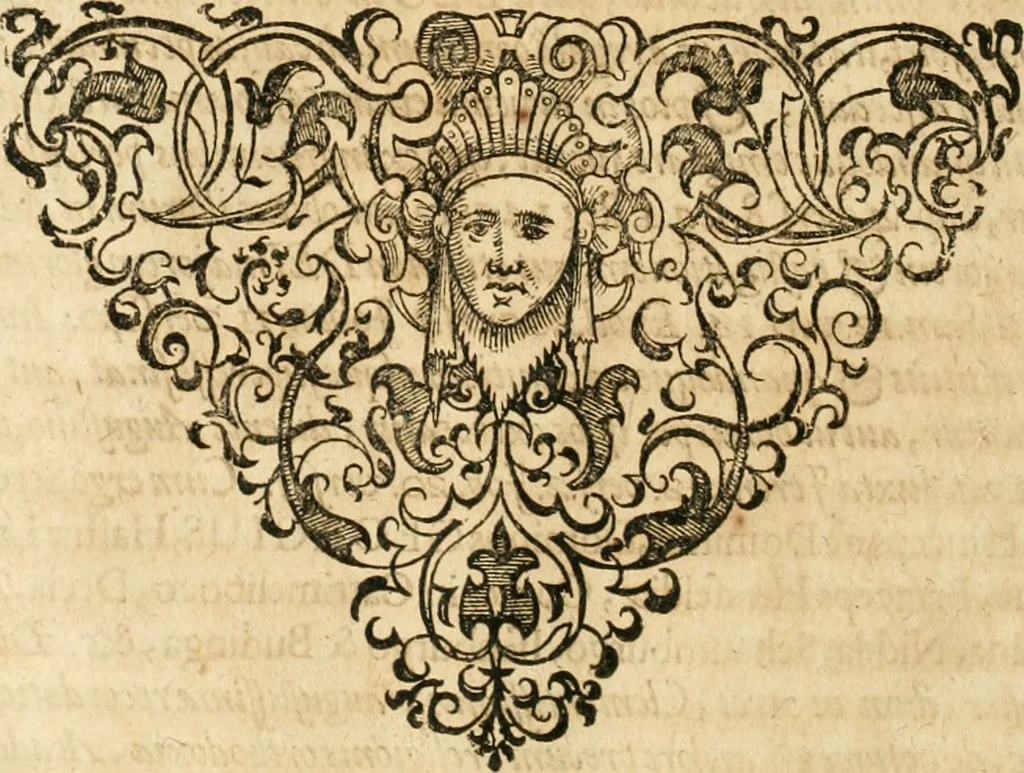 An illustration from Vita post vitam, 1662, leaf 647