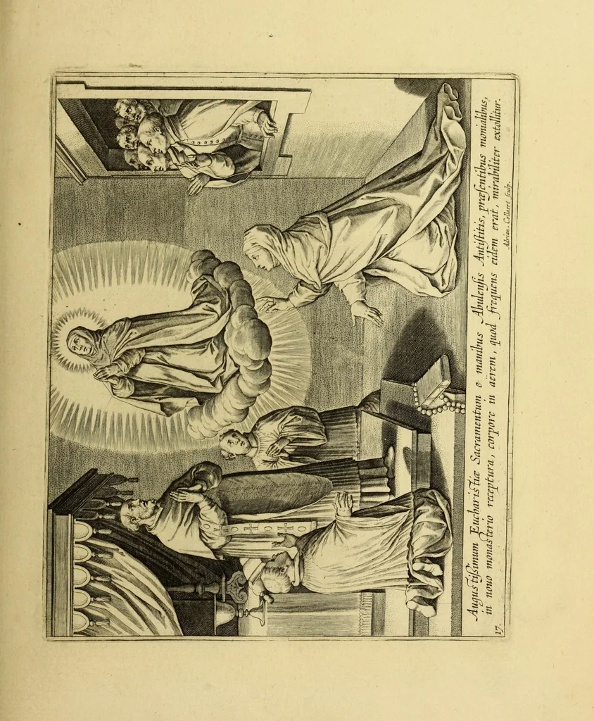 An illustration from Vita S. Virginis Teresiæ a Iesv : ordinis carmelitarvm excalceatorvm piae restavratricis, 1630, leaf 37