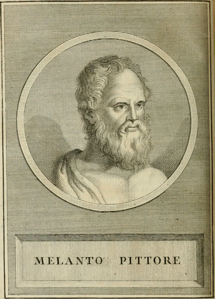 An illustration from Vite dei pittori antichi greci e latini, 1795, leaf 267
