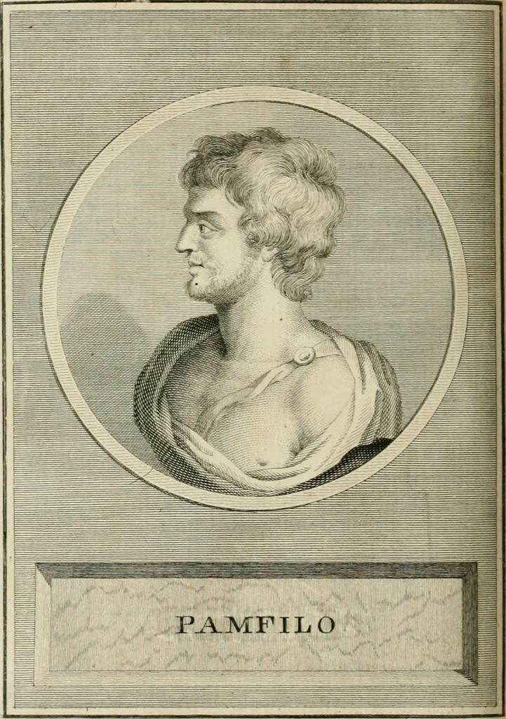 An illustration from Vite dei pittori antichi greci e latini, 1795, leaf 271
