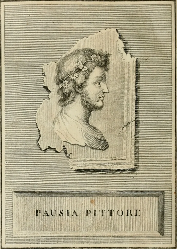 An illustration from Vite dei pittori antichi greci e latini, 1795, leaf 289