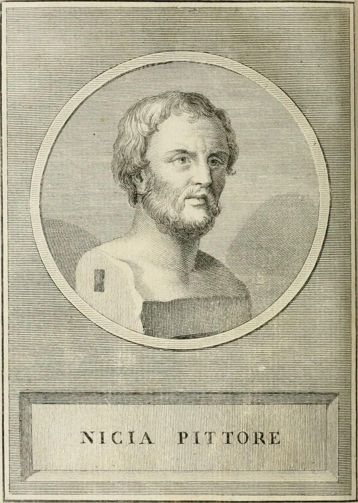An illustration from Vite dei pittori antichi greci e latini, 1795, leaf 305